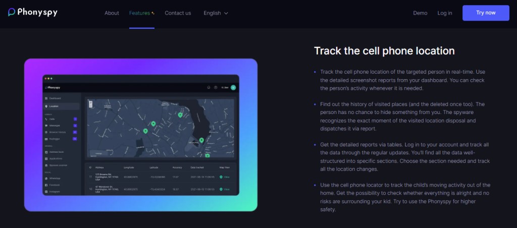 Phonyspy gps tracker
