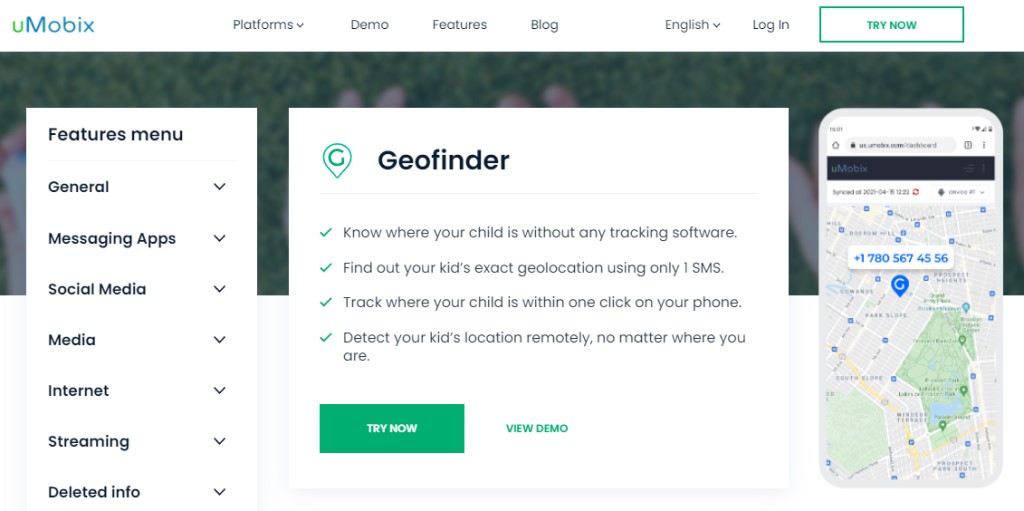 umobix geofinder